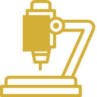 Health microscope icon